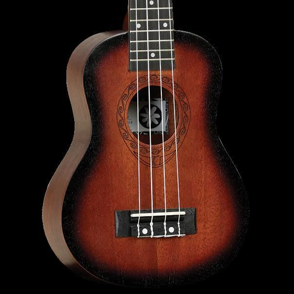 Tanglewood Tiare Soprano Ukulele - Sunburst Satin Mahogany - Image 3