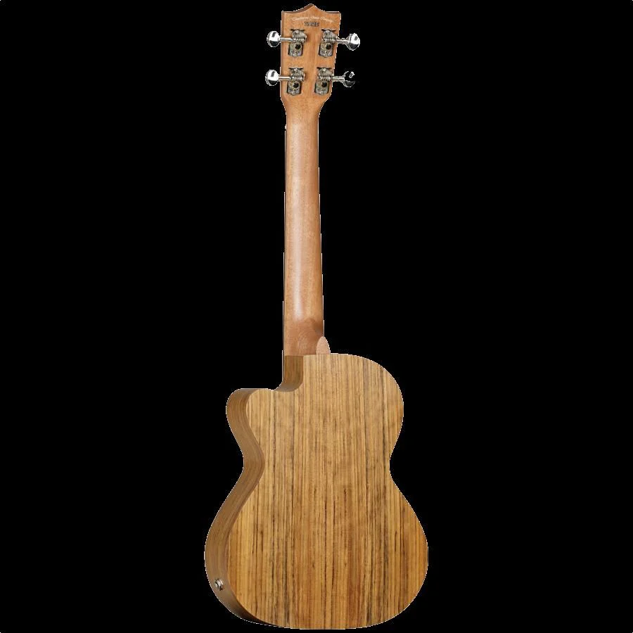 Tanglewood Tiare Tenor Ukulele with Pickup and Gig Bag - Natural Satin Figured Ovangkol - Image 2