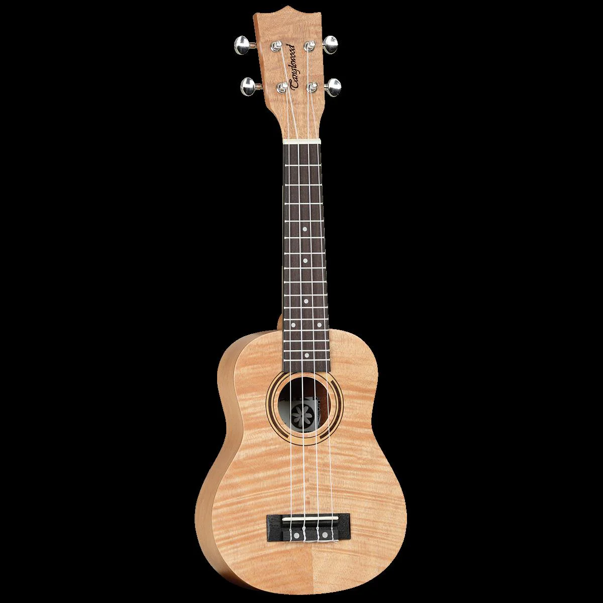 Tanglewood Tiare TWT5B Soprano Ukulele with Gig Bag - Luxury Satin Flame Mahogany - Image 4