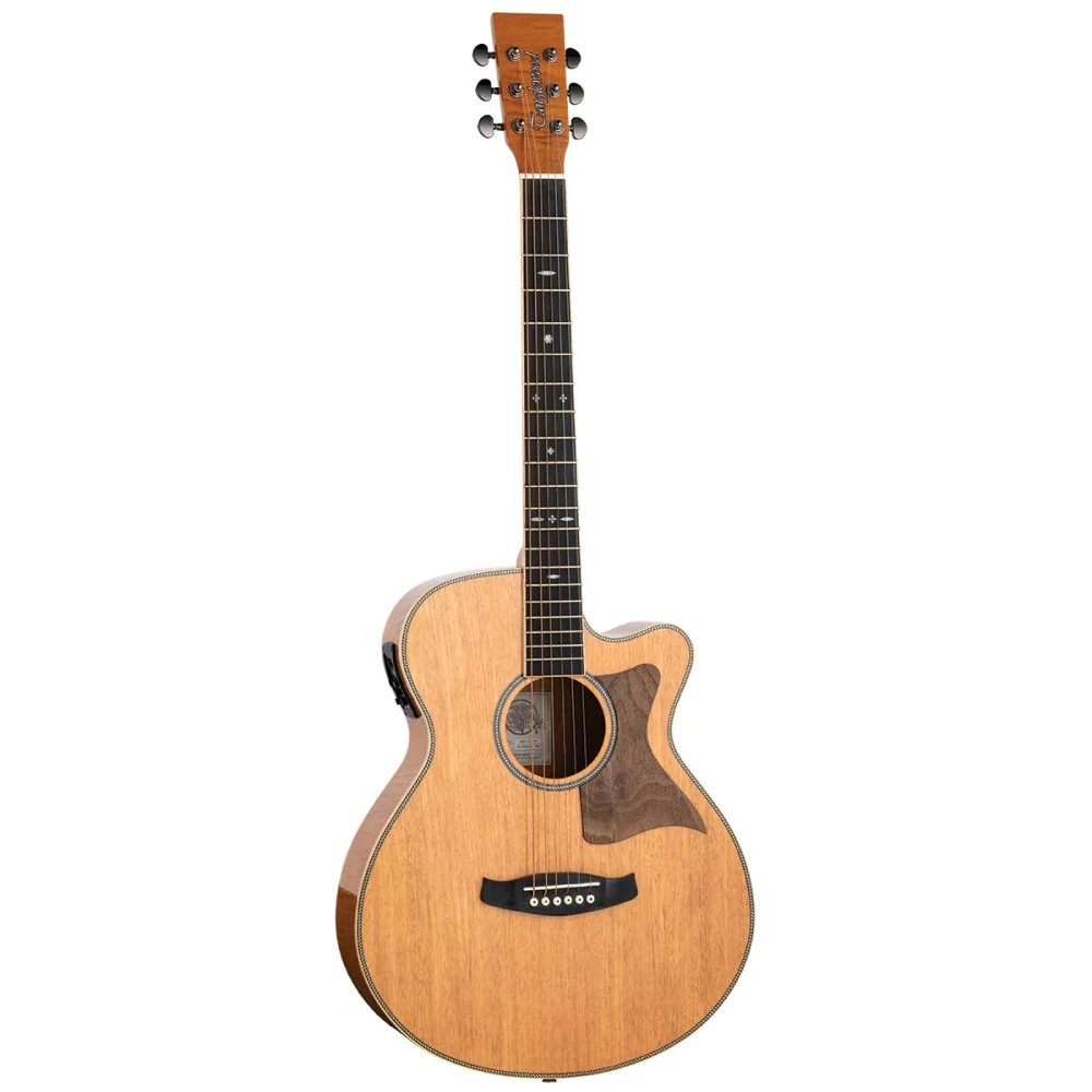 Tanglewood TRSFCEFMH Reunion Super Folk Cutaway Acoustic Guitar with Pickup - Natural Gloss - Image 4