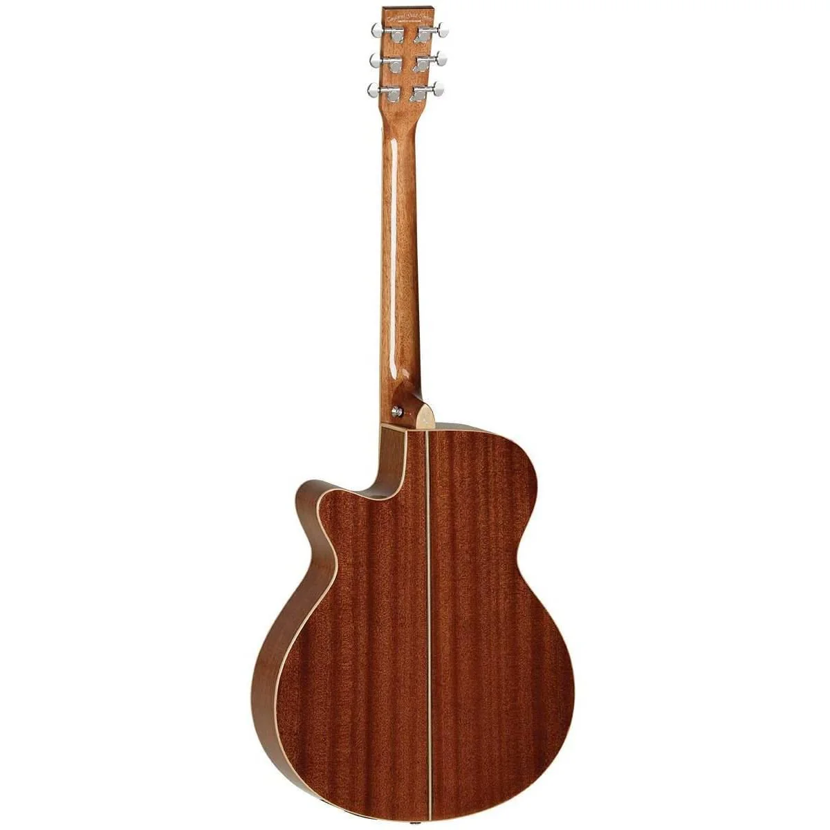 Tanglewood TW4SB Winterleaf Super Folk Acoustic Guitar in Sunburst Gloss with Pickup - Image 4