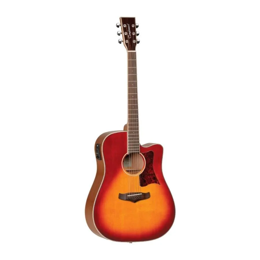 Tanglewood TW5SB Winterleaf Dreadnought Acoustic Guitar with Pickup in Sunburst Gloss - Image 4