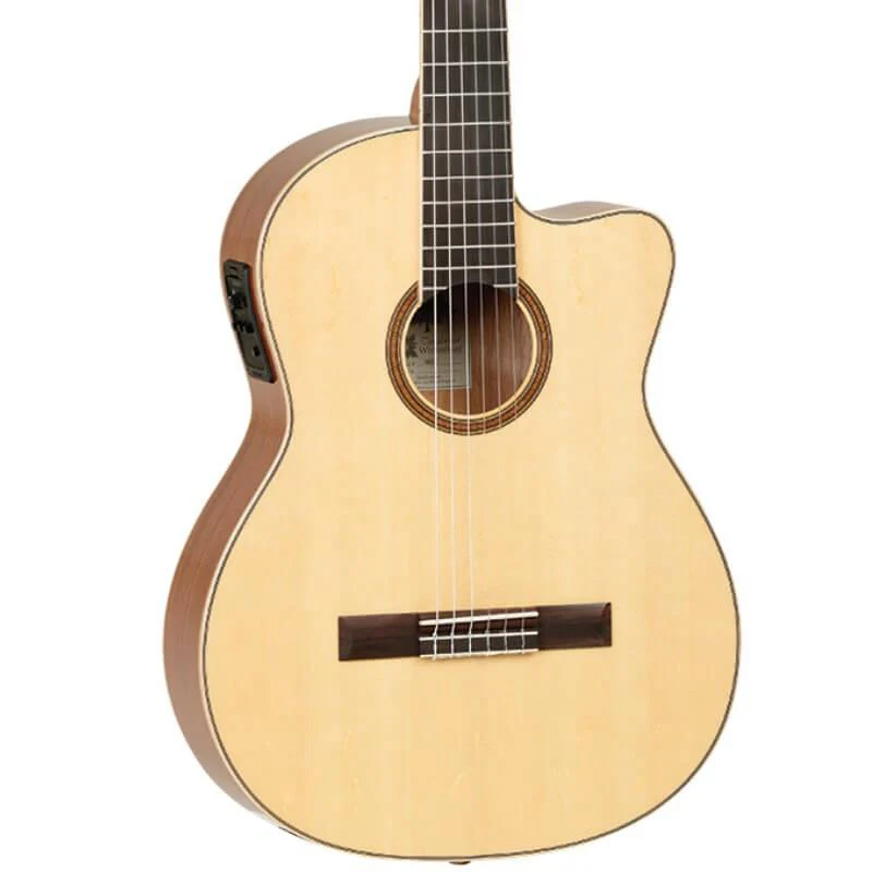 Tanglewood TWEMDC6 Enredo Madera Dominar Classical Cutaway Guitar with Fishman Preamp - B Stock - Image 6