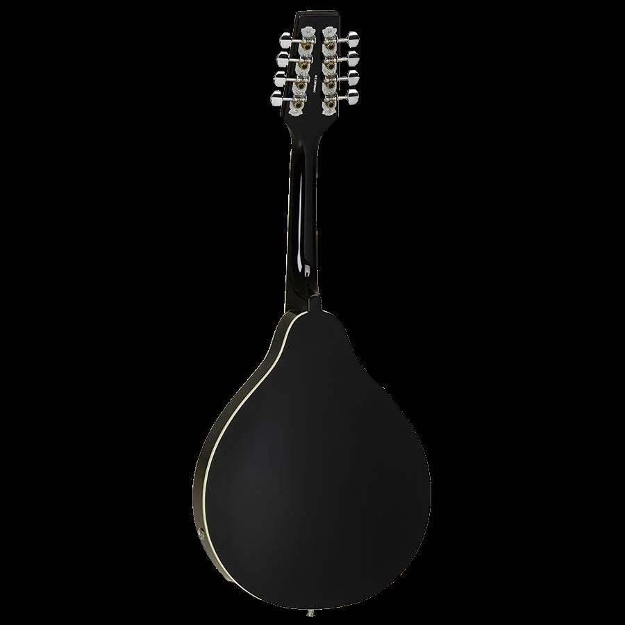 Tanglewood Union Series TWMTBKPE Teardrop Mandolin with Pickup - Black - Image 5
