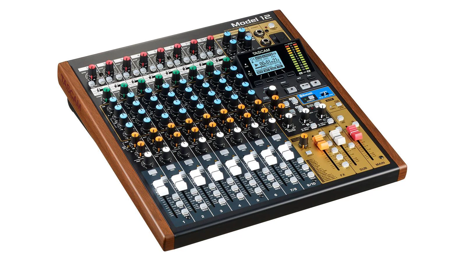 Tascam Model 12 Multitrack Recorder w/ Integrated USB Audio Interface & Ana - Image 3