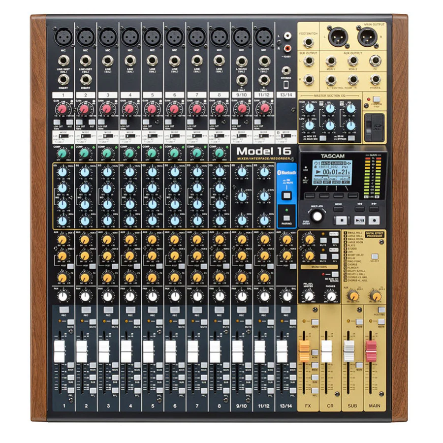 Tascam Model 16 Multitrack Mixer/Interface/Recorder - Image 4