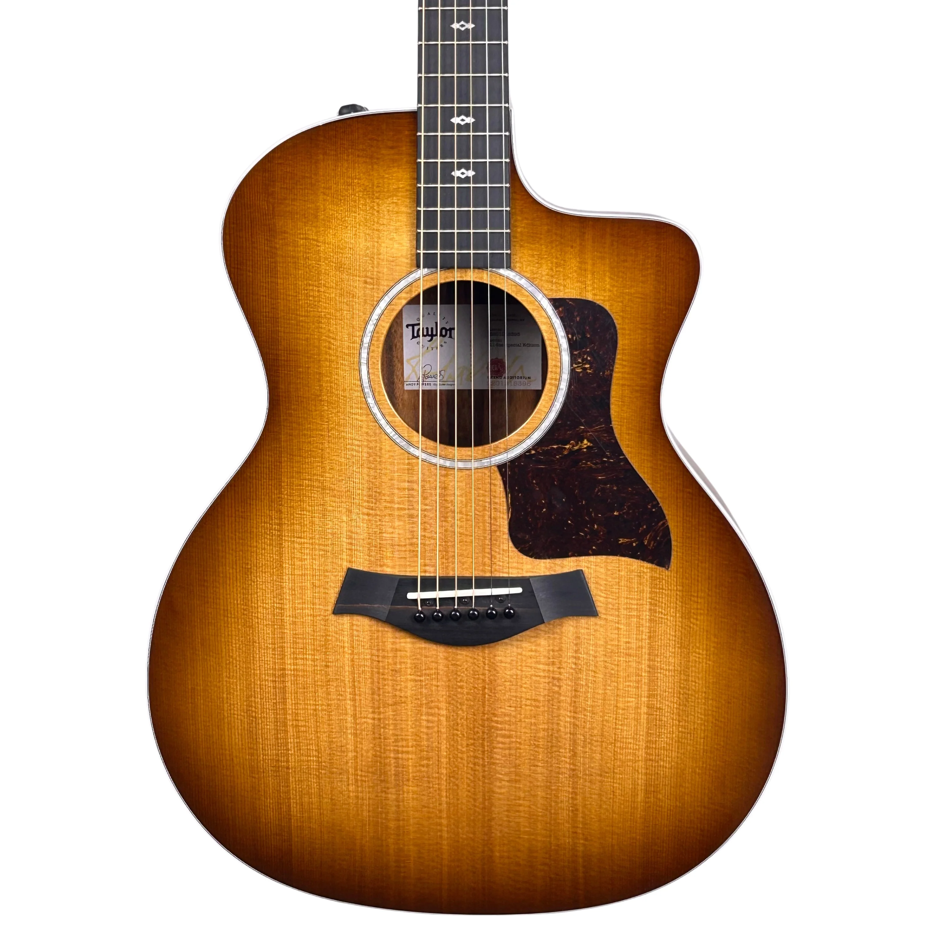 Taylor 214ce Special Edition Acoustic Guitar Spruce/TigerWood - Shaded Edgeburst - Image 3