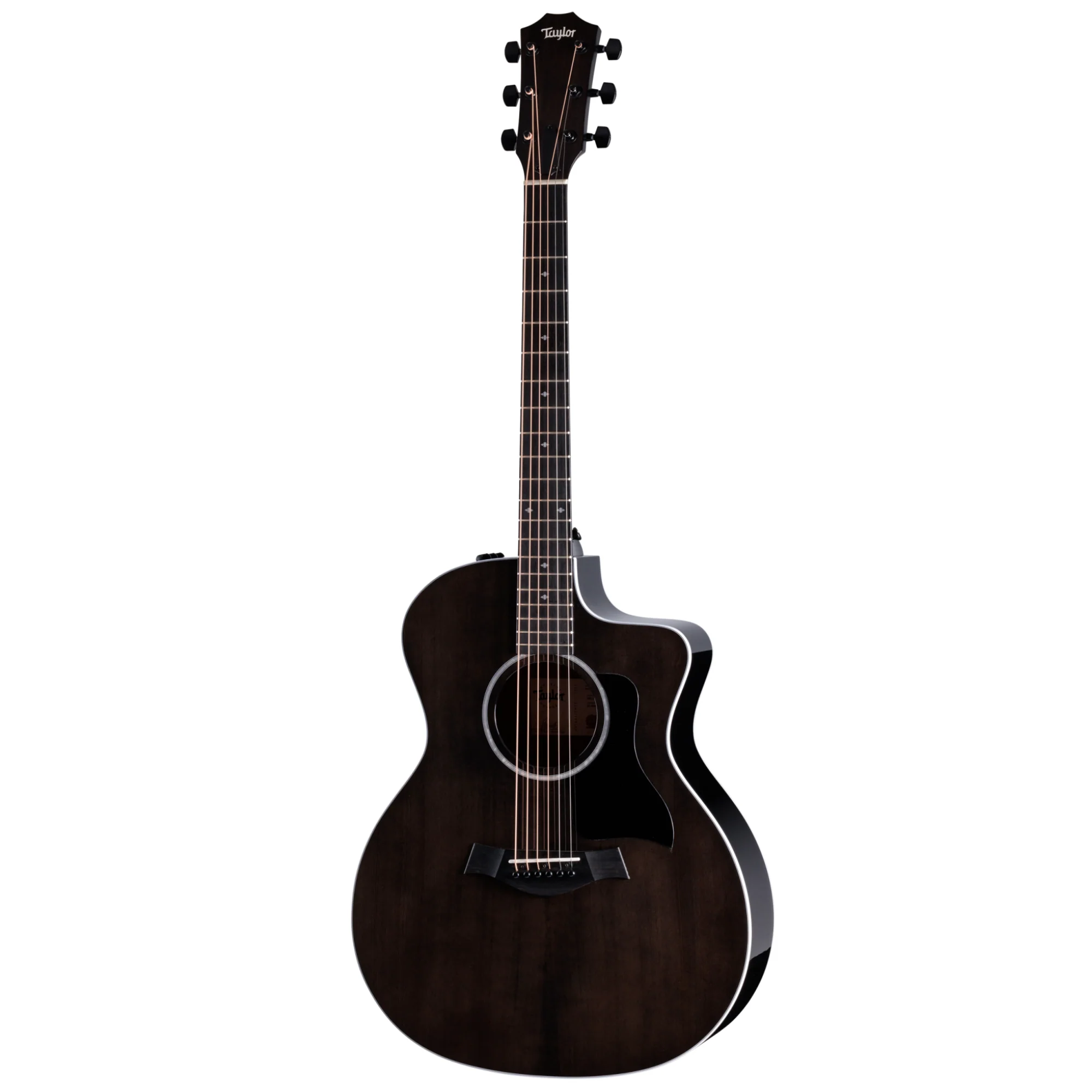 Taylor 214ce Special Edition Sapele/Engelman Acoustic Guitar - Trans Grey