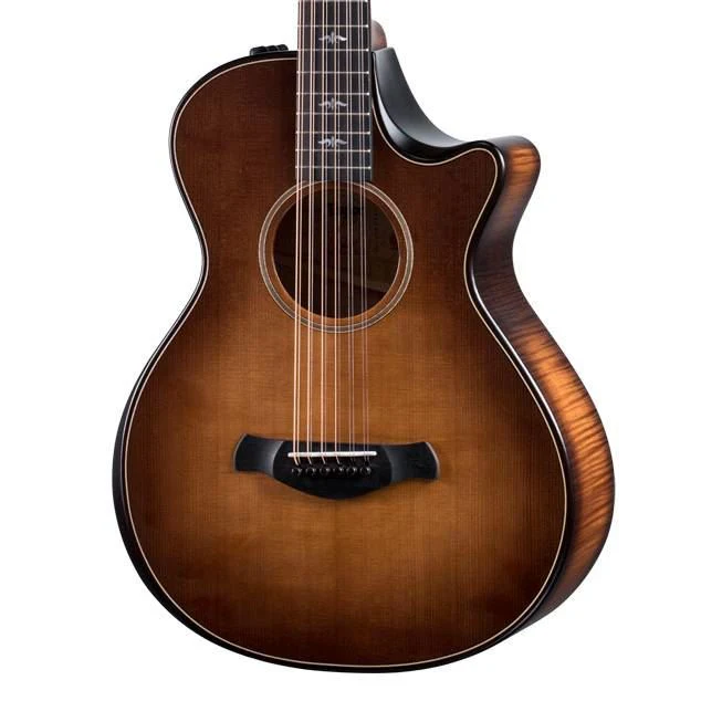 Taylor 652ce Builders Edition Cutaway Acoustic Guitar with Pickup - Wild Honey Burst - Image 3