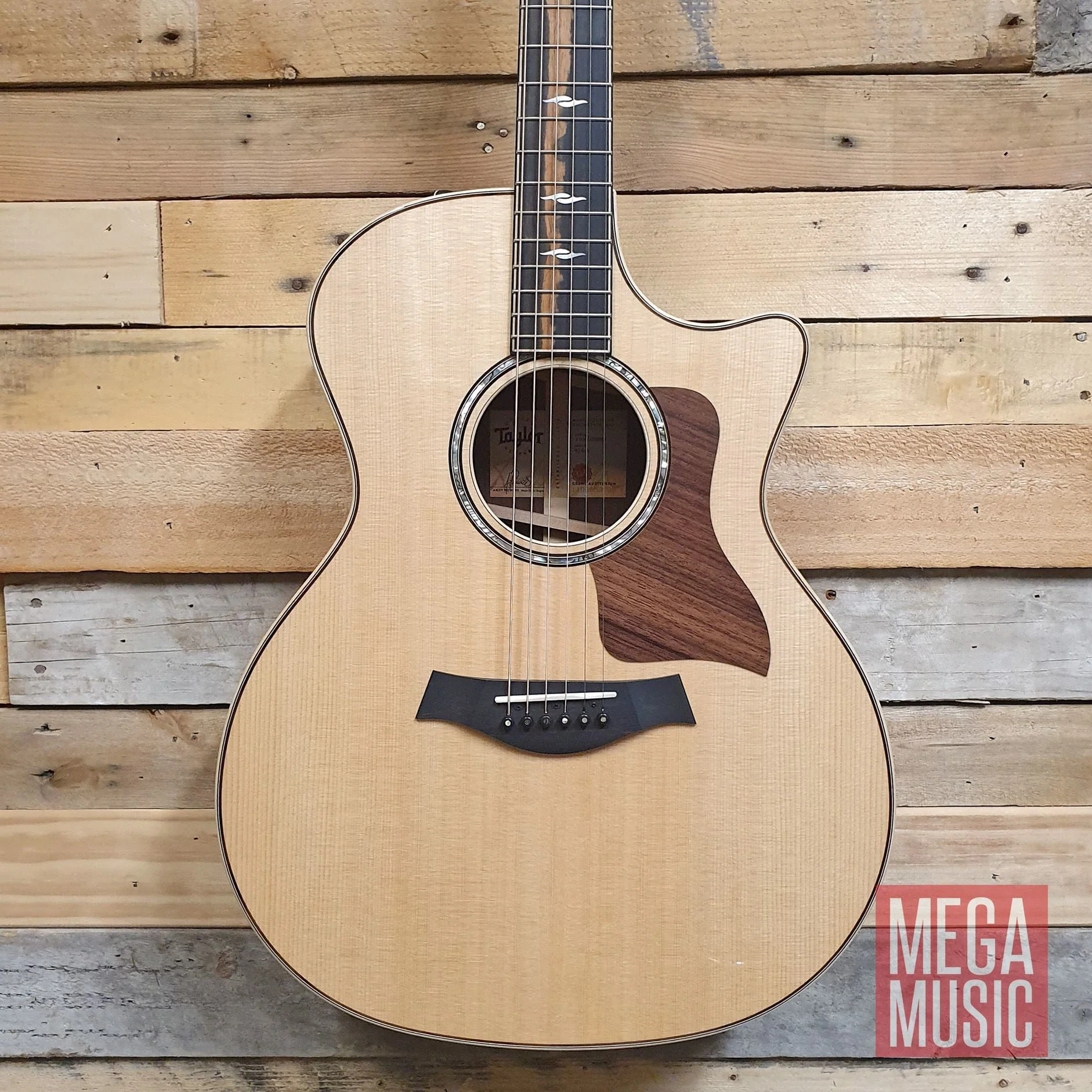 Taylor 814ce Cutaway Acoustic Guitar with Pickup - Spruce/Rosewood - Image 3
