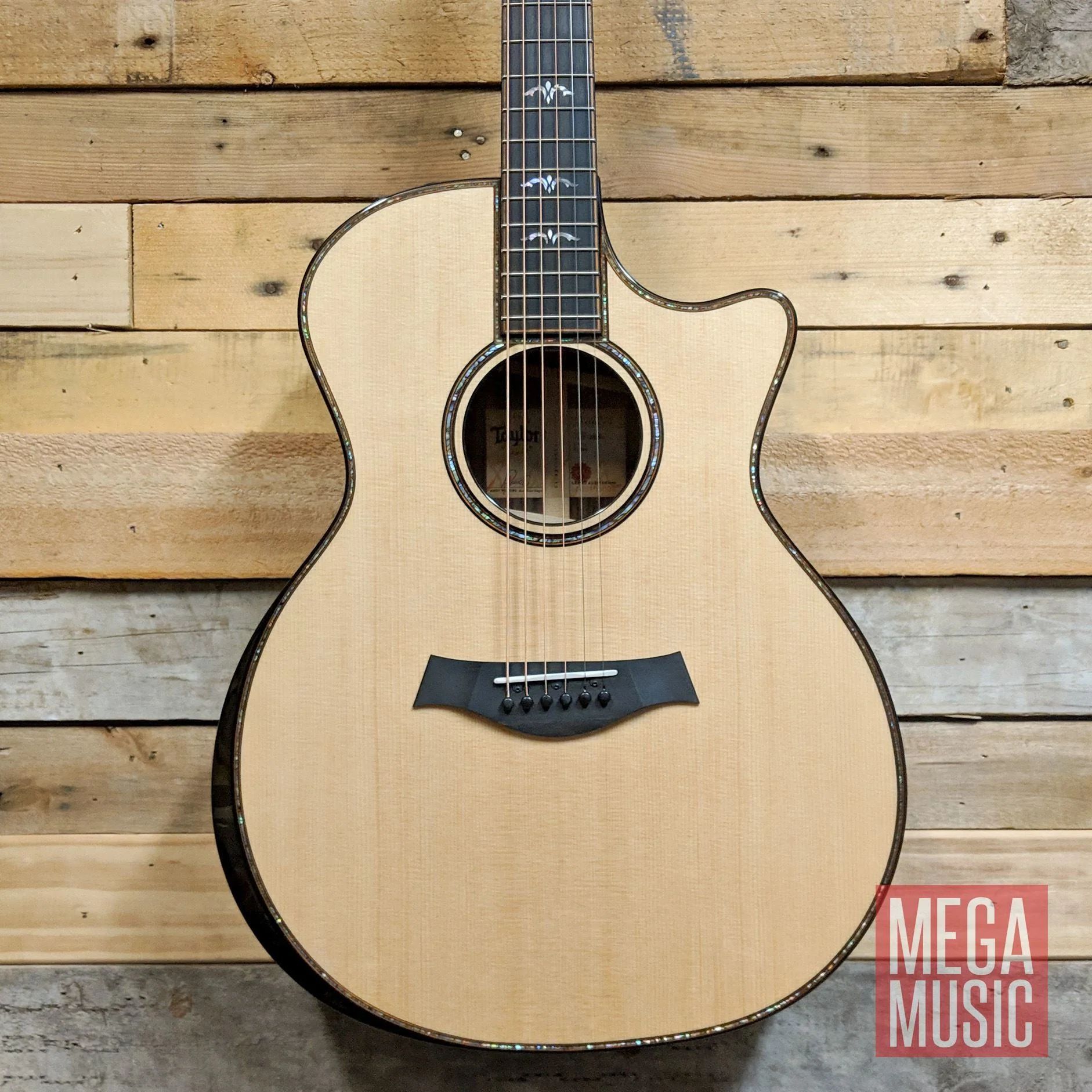 Taylor 914ce Cutaway Acoustic Guitar with Pickup - Spruce/Rosewood - Image 2