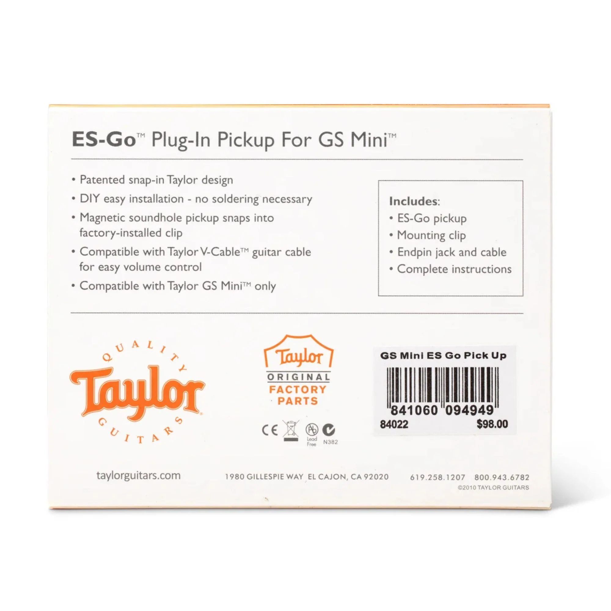 Taylor ES GO Pickup for GS Mini - Image 3