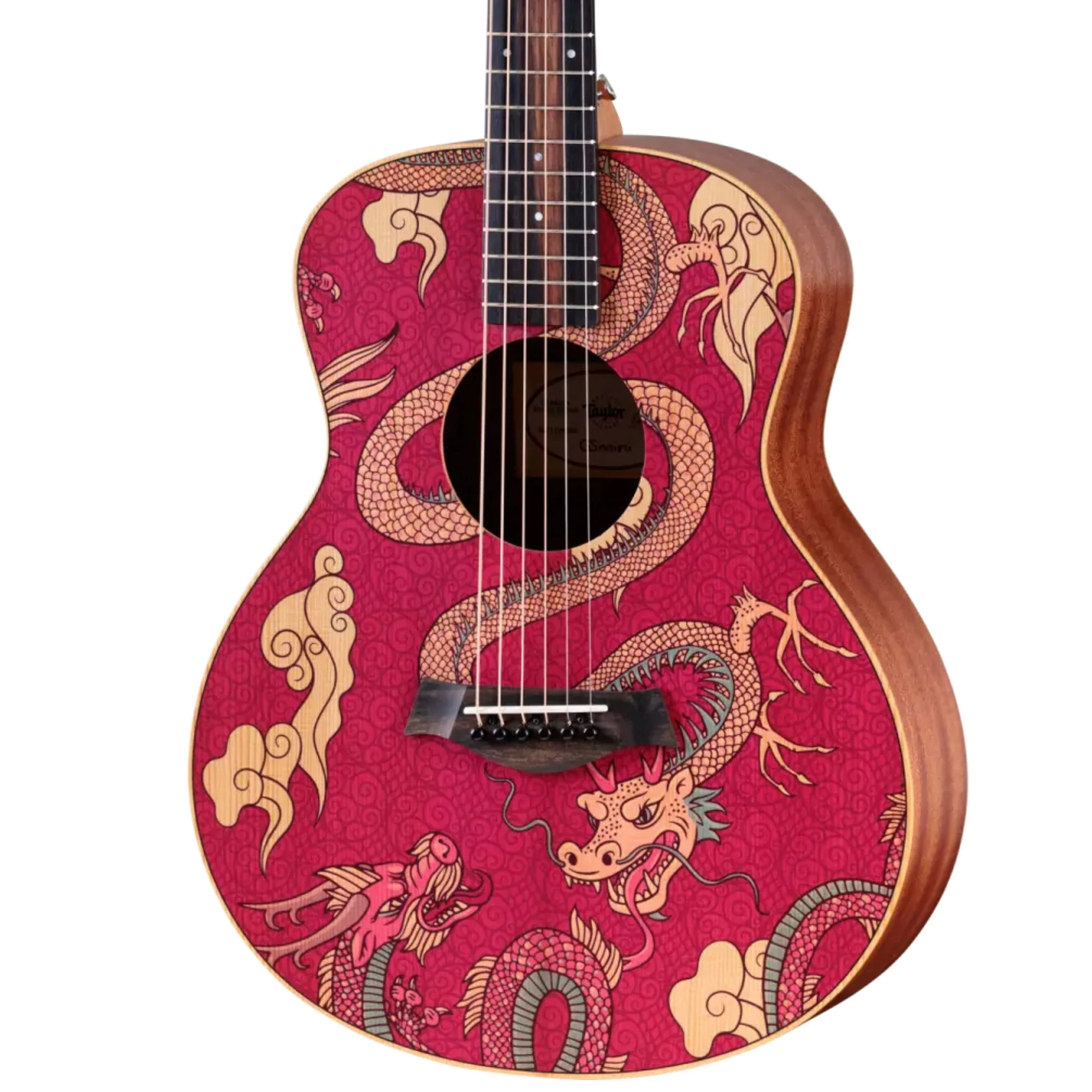Taylor GS Mini-e Special Acoustic Guitar with Pickup - Year of the Dragon - Image 3