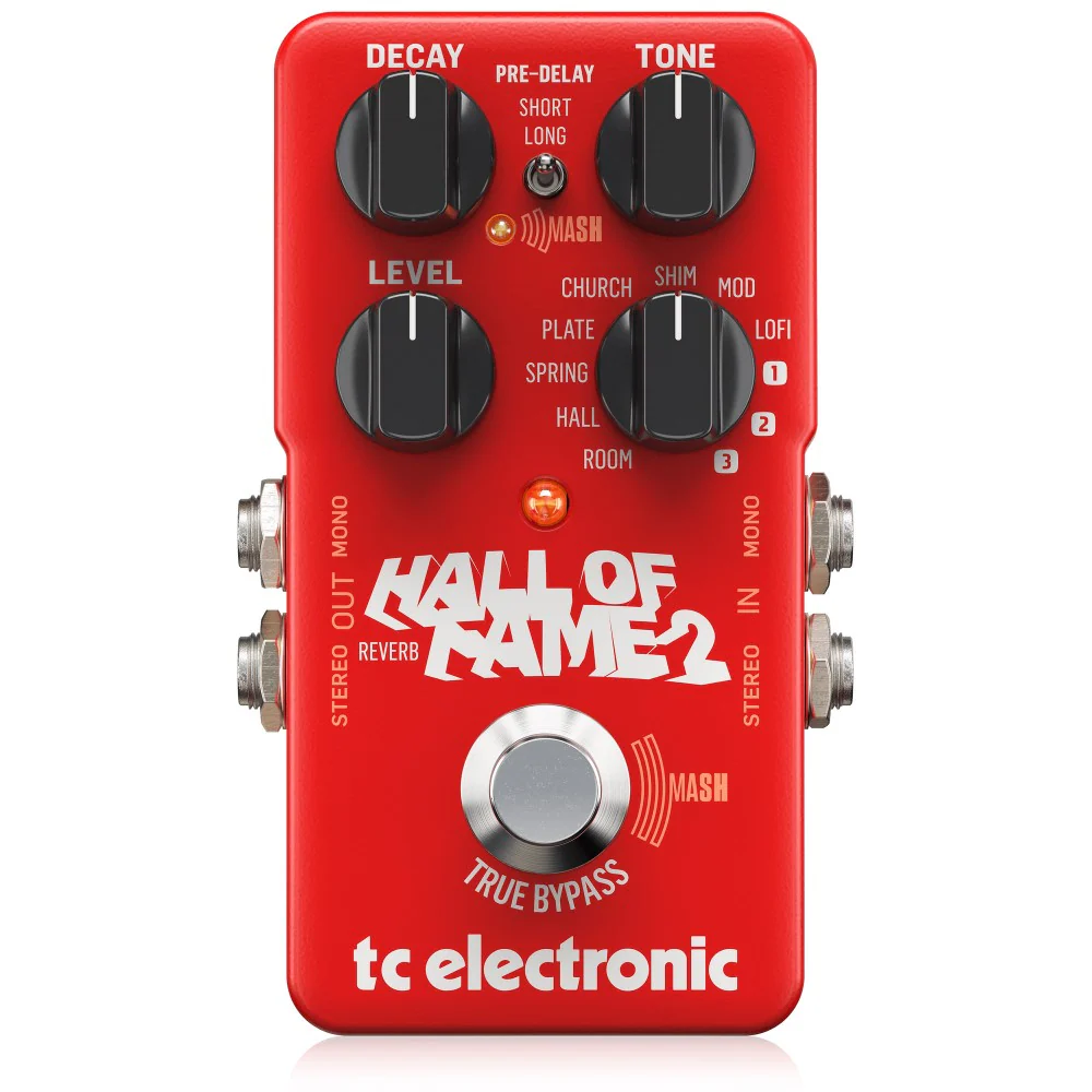 TC Electronic Hall of Fame 2 Reverb Guitar Effects Pedal with TonePrint Technology - OPEN BOX