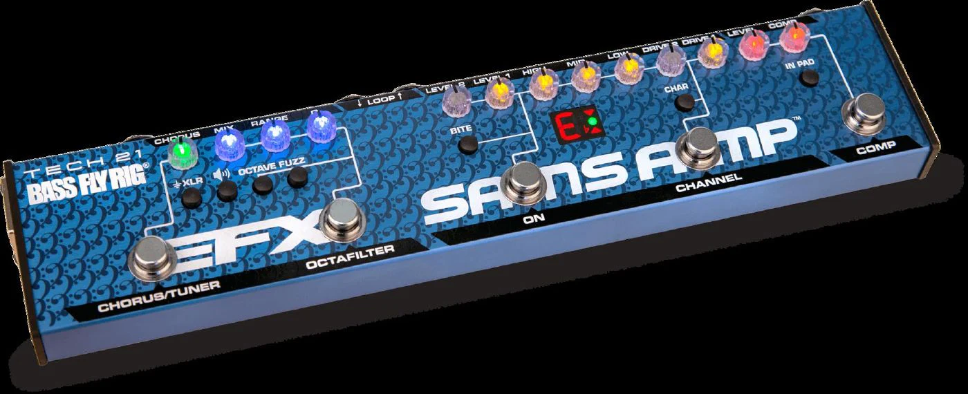 Tech 21 Bass FlyRig Version 2 Guitar Effects Pedal - Image 2