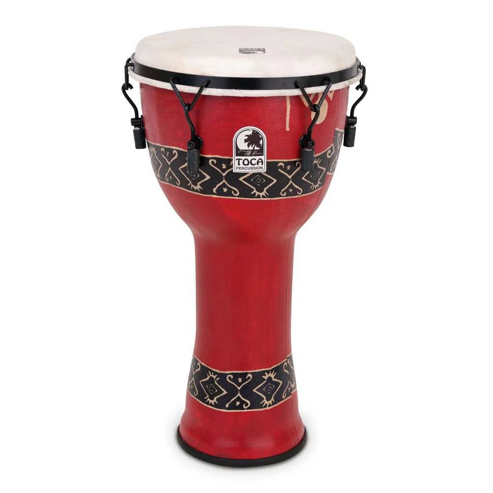 Toca Freestyle 2 Series Mech Tuned Djembe 10 in Bali Red - Image 2