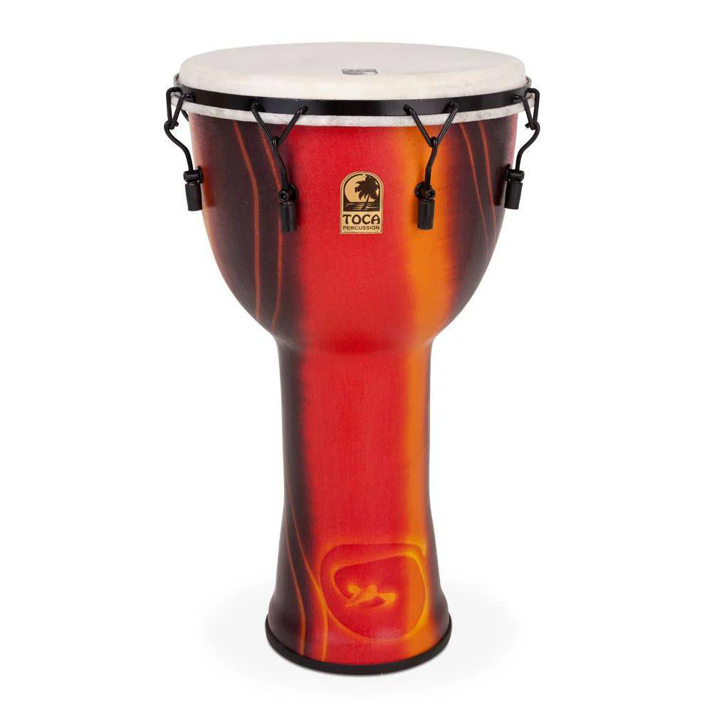 Toca Freestyle 2 Series Mechanically Tuned Djembe 10 in Fiesta - Image 2