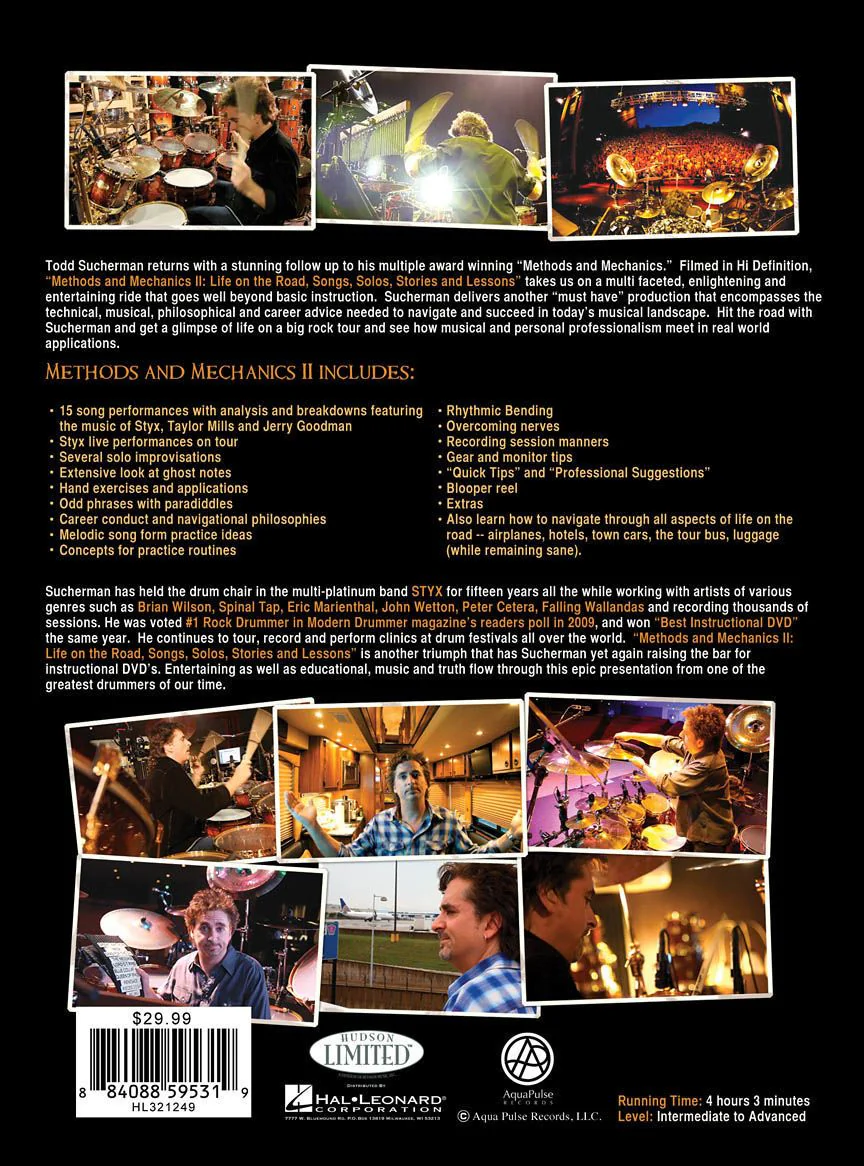 Todd Sucherman - Methods & Mechanics II Double DVD - Image 2