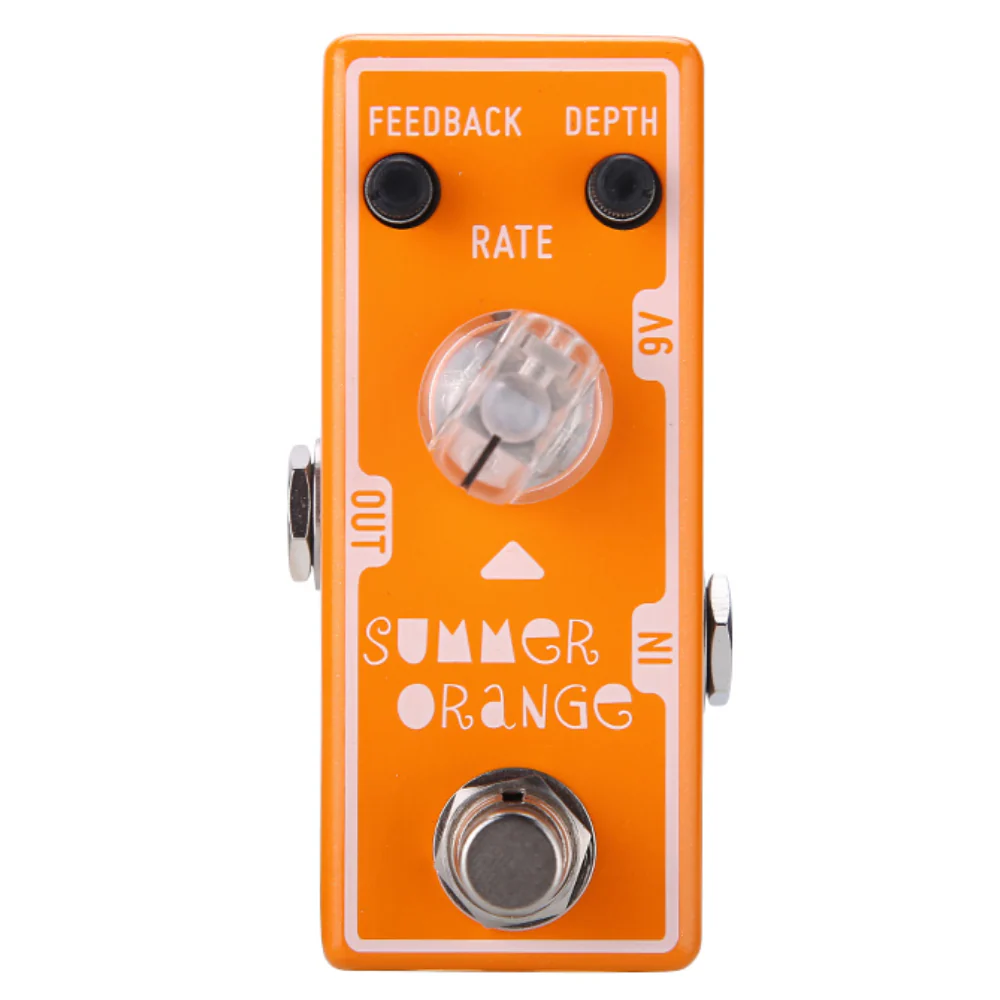 Tone City Audio Mini Series Summer Orange Phaser Effects Pedal - Image 5