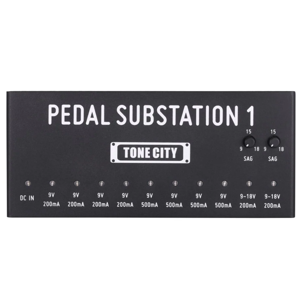 Tone City Audio Pedal Substation - 10 Output Pedal Power Supply - Image 5