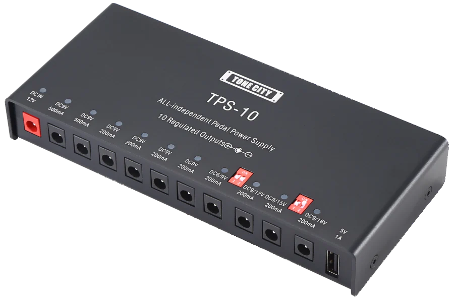 Tone City Audio TPS-10 - 10 Output Pedal Power Supply - Image 6