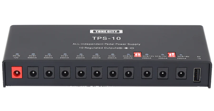 Tone City Audio TPS-10 - 10 Output Pedal Power Supply - Image 7
