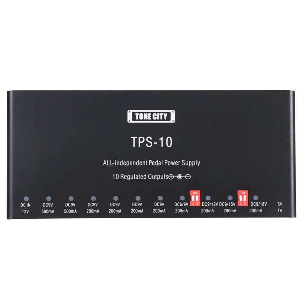 Tone City Audio TPS-10 - 10 Output Pedal Power Supply - Image 8