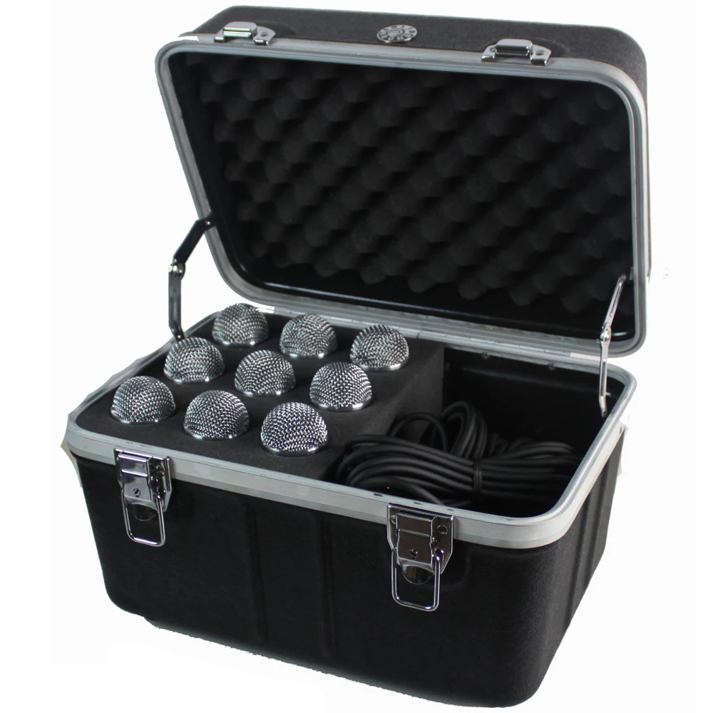 Torque ABS 9-Space Microphone Case with Cable Compartment - Image 3