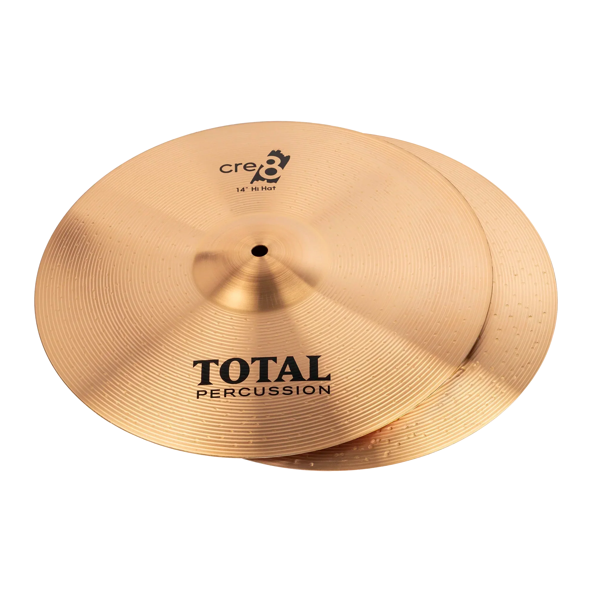 Total Percussion 14 Inch Hi-Hat cymbals Pair