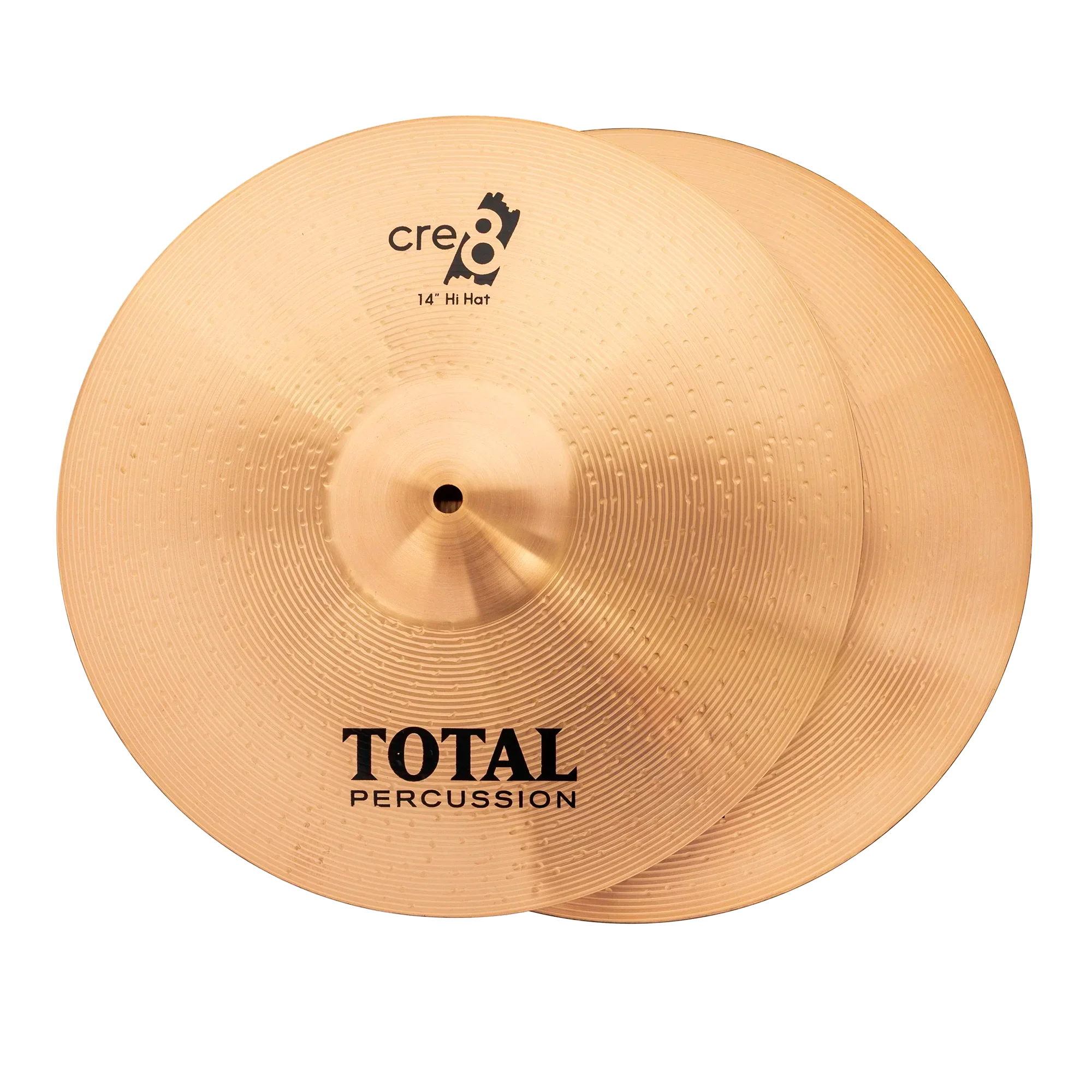 Total Percussion 14 Inch Hi-Hat cymbals Pair - Image 2
