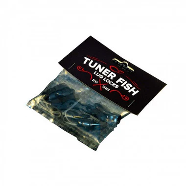 Tuner Fish Lug Locks Black 8 Pack - Image 2