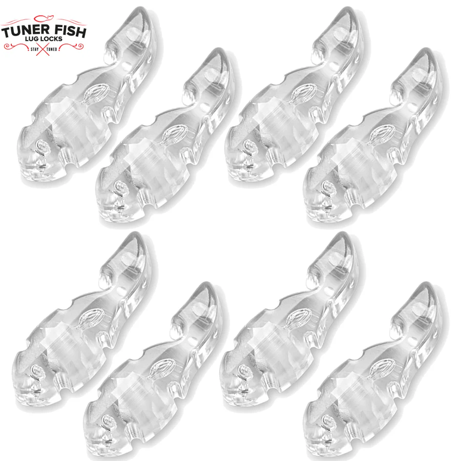 Tuner Fish Lug Locks Clear 8 Pack - Image 3