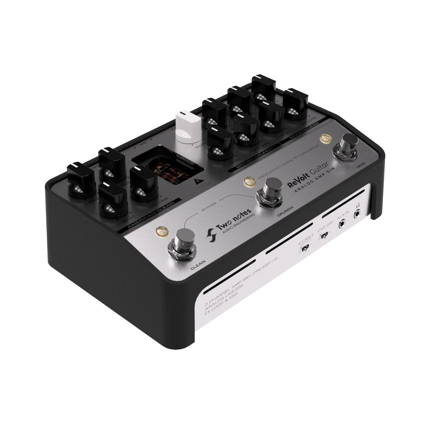Two Notes Revolt 3-Channel Pedal Format Guitar Amplifier - Image 5