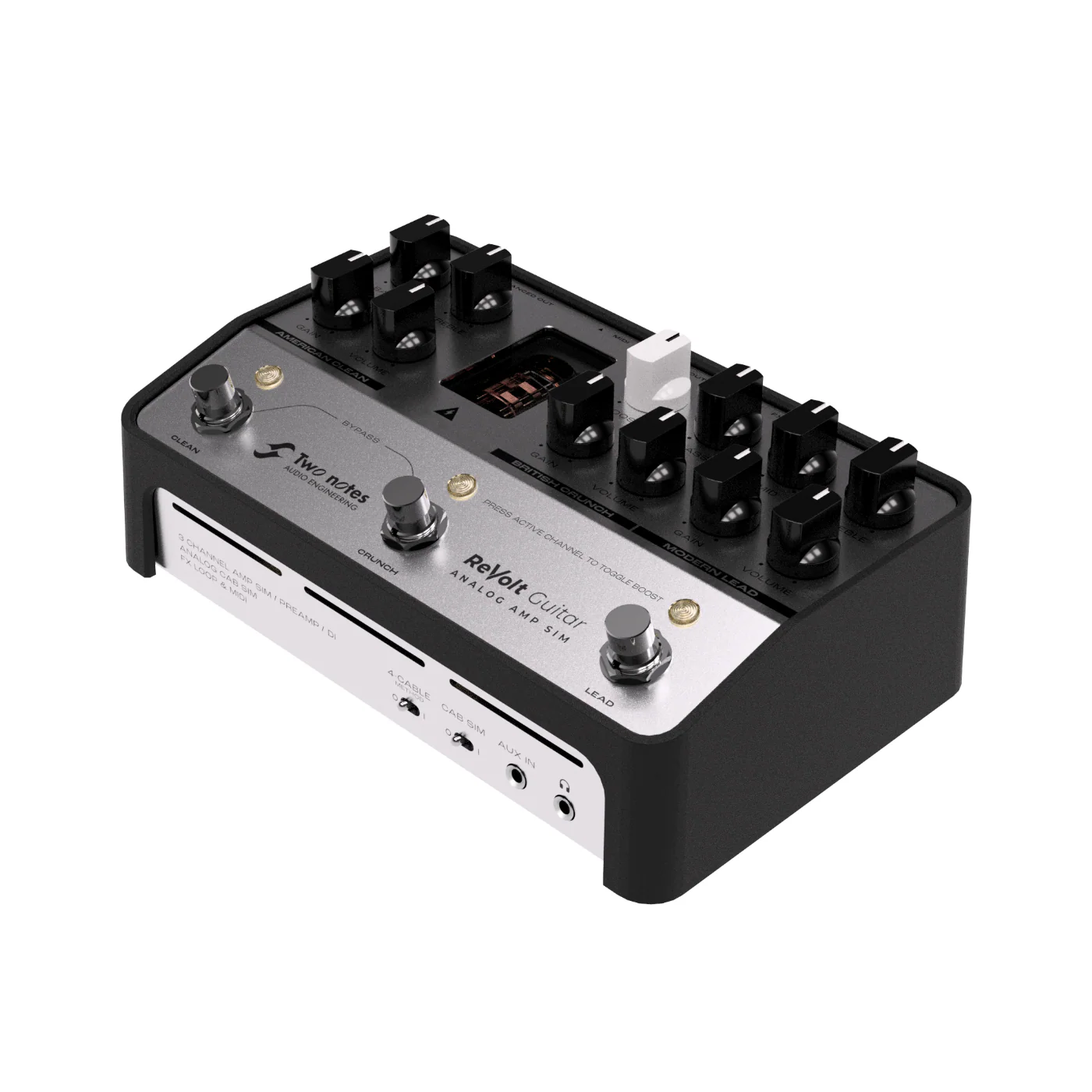 Two Notes Revolt 3-Channel Pedal Format Guitar Amplifier - Image 6