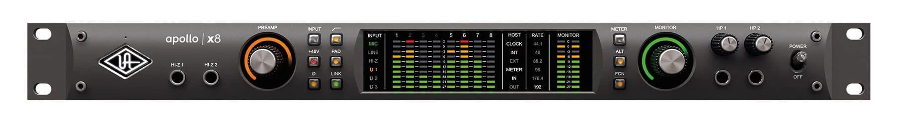 Universal Audio Apollo X8 Audio Interface Heritage Edition with FREE UA SPHERE MODELLING MICROPHONE!