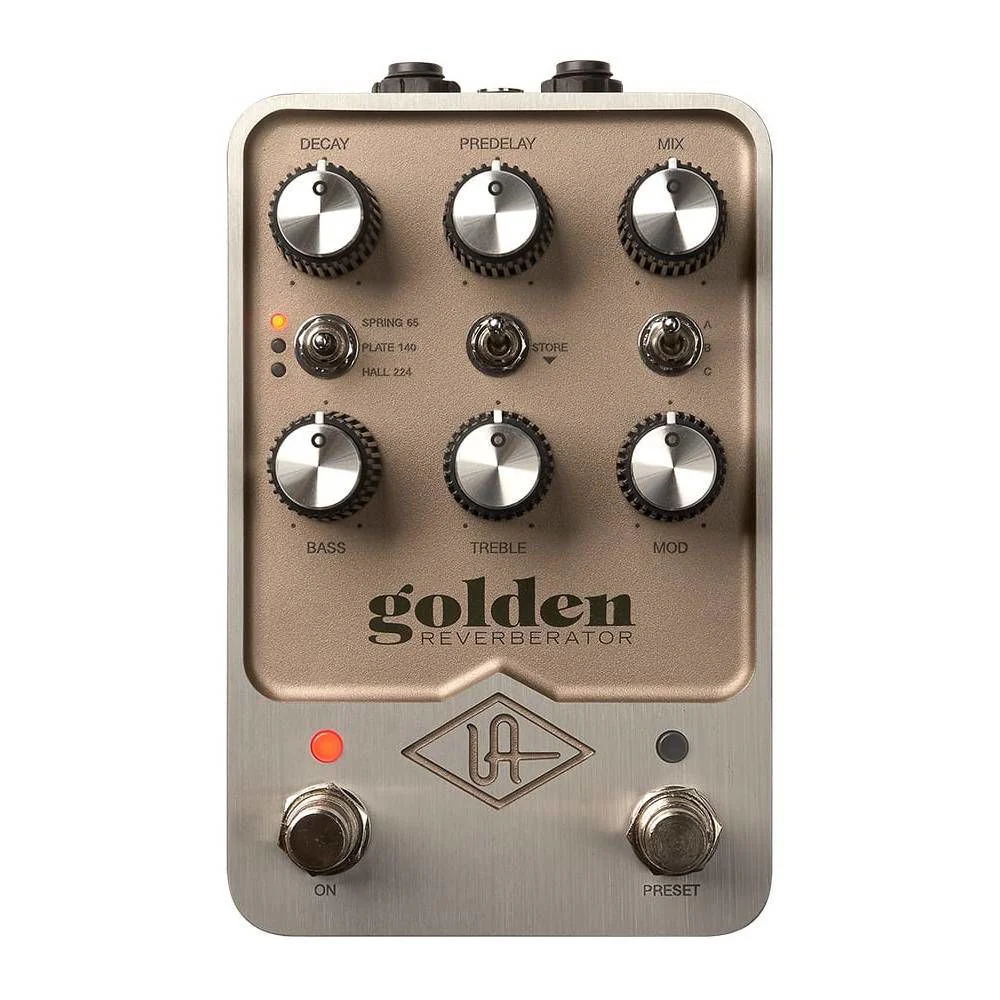 Universal Audio UAFX Golden Reverberator Guitar Effects Pedal