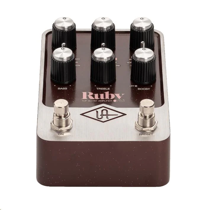 Universal Audio UAFX Ruby '63 Top Boost Amplifier Guitar Effects Pedal - Image 6