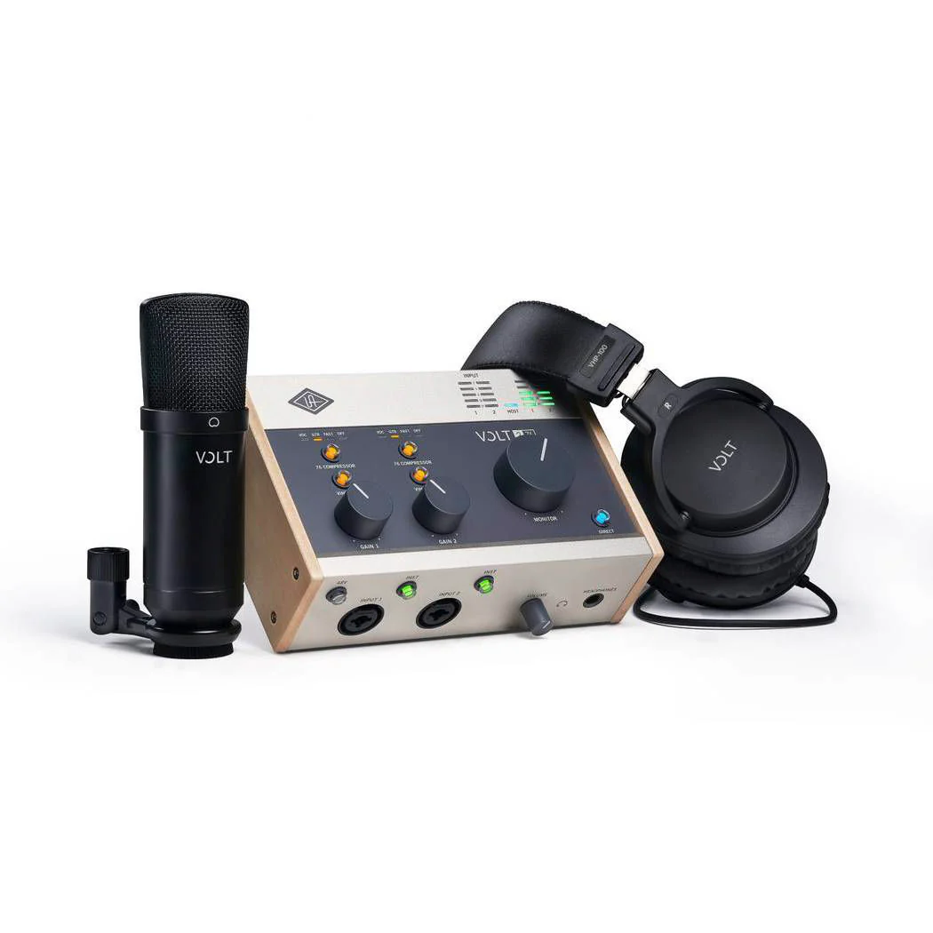 Universal Audio Volt 276 Studio Pack 2-in 2-out USB 2.0 Audio Interface with Condenser Mic and Headphones - Image 8