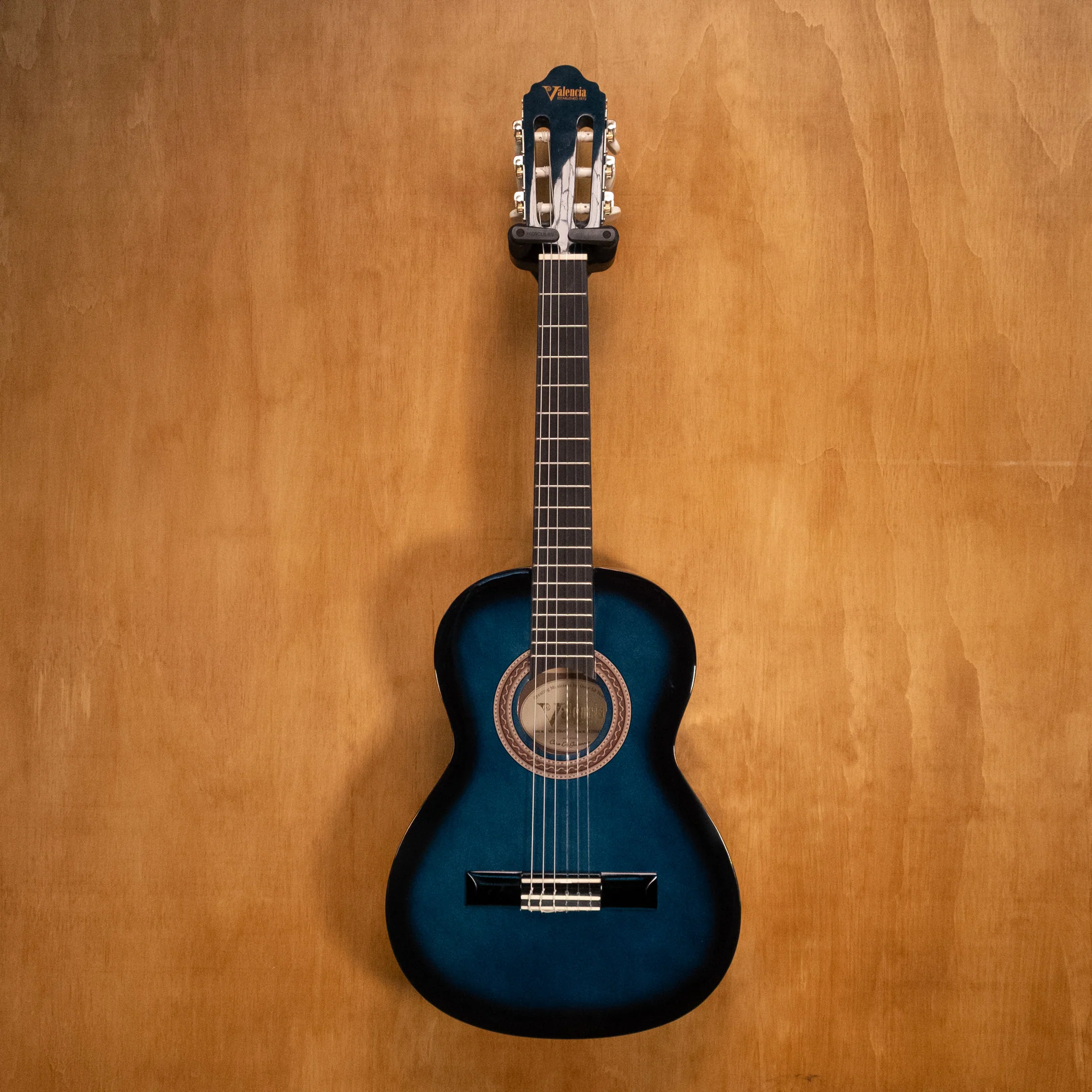 Valencia VC102 1/2 Classical Guitar in Blue Sunburst (925961) - Preloved