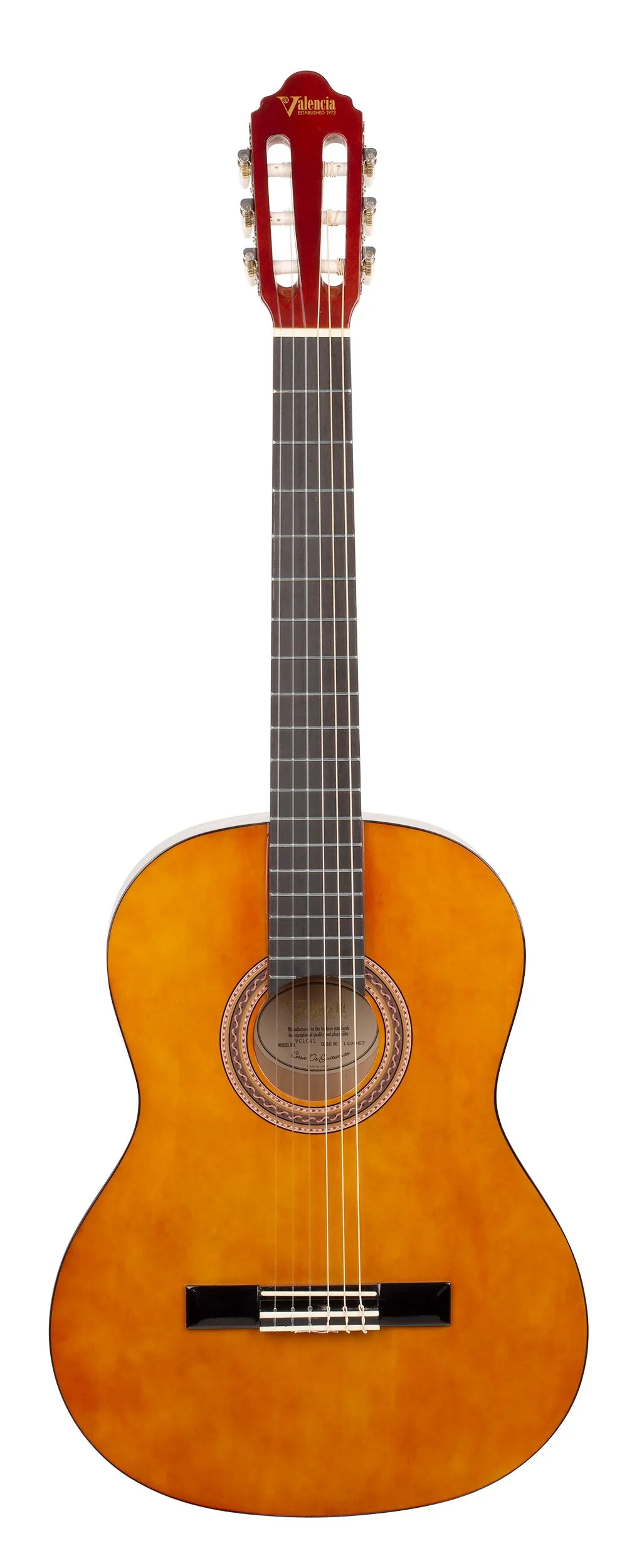 Valencia 4/4 Left-Handed Guitar - Natural - Image 2