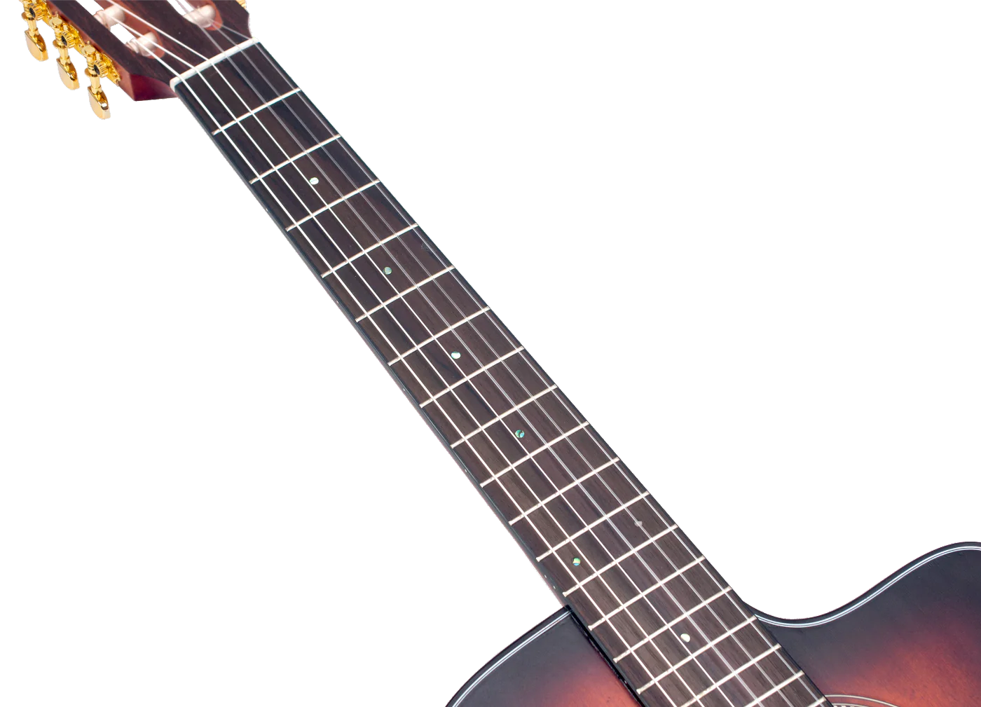 Valencia VA434CECSB Full Size Classical Guitar - PU - Classic Snburst Satin - Image 17