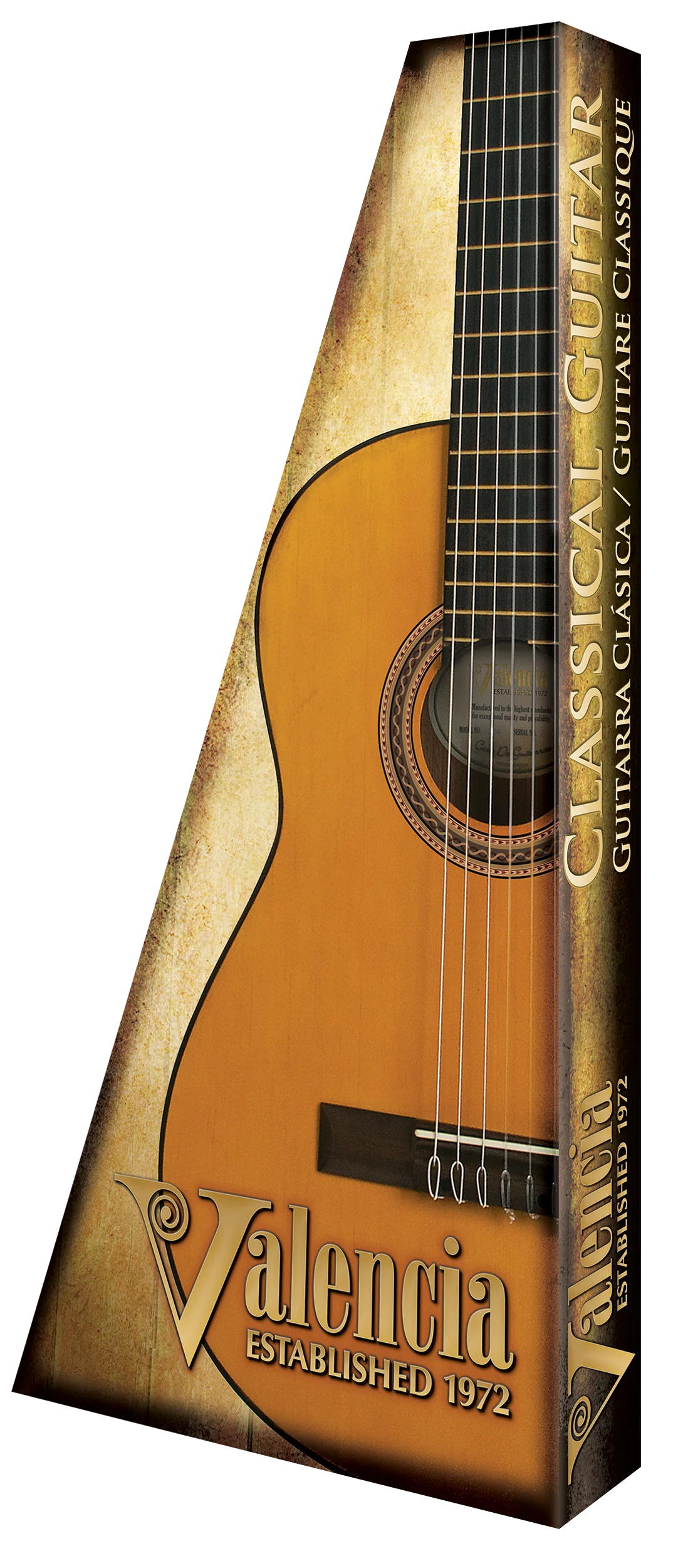 Valencia VC101 1/4 Size Classical Guitar - Natural - Image 10