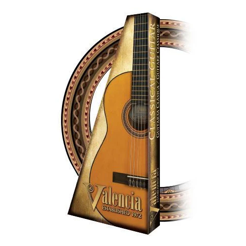 Valencia VC101BK 1/4 Size Classical Guitar - Black