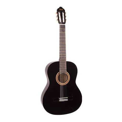 Valencia VC101BK 1/4 Size Classical Guitar - Black - Image 2
