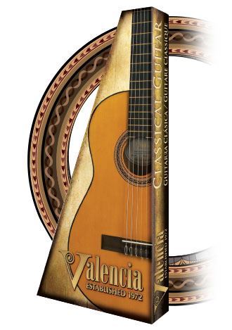 Valencia VC101BUS 1/4 Size Classical Guitar - Blue Sunburst - Image 13