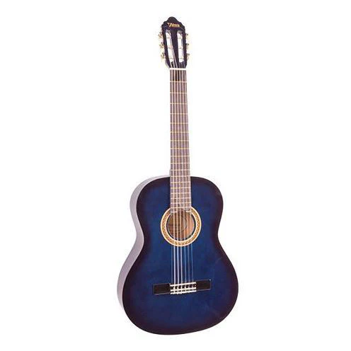 Valencia VC101BUS 1/4 Size Classical Guitar - Blue Sunburst - Image 14