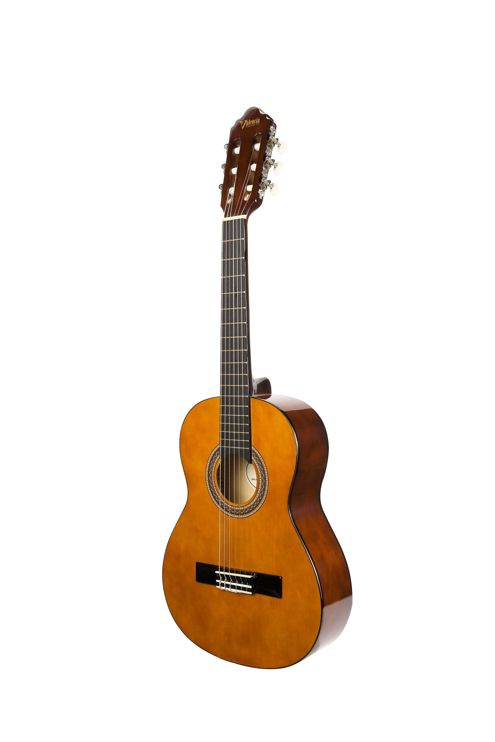 Valencia VC102 1/2 Size Classical Guitar - Natural - Image 3