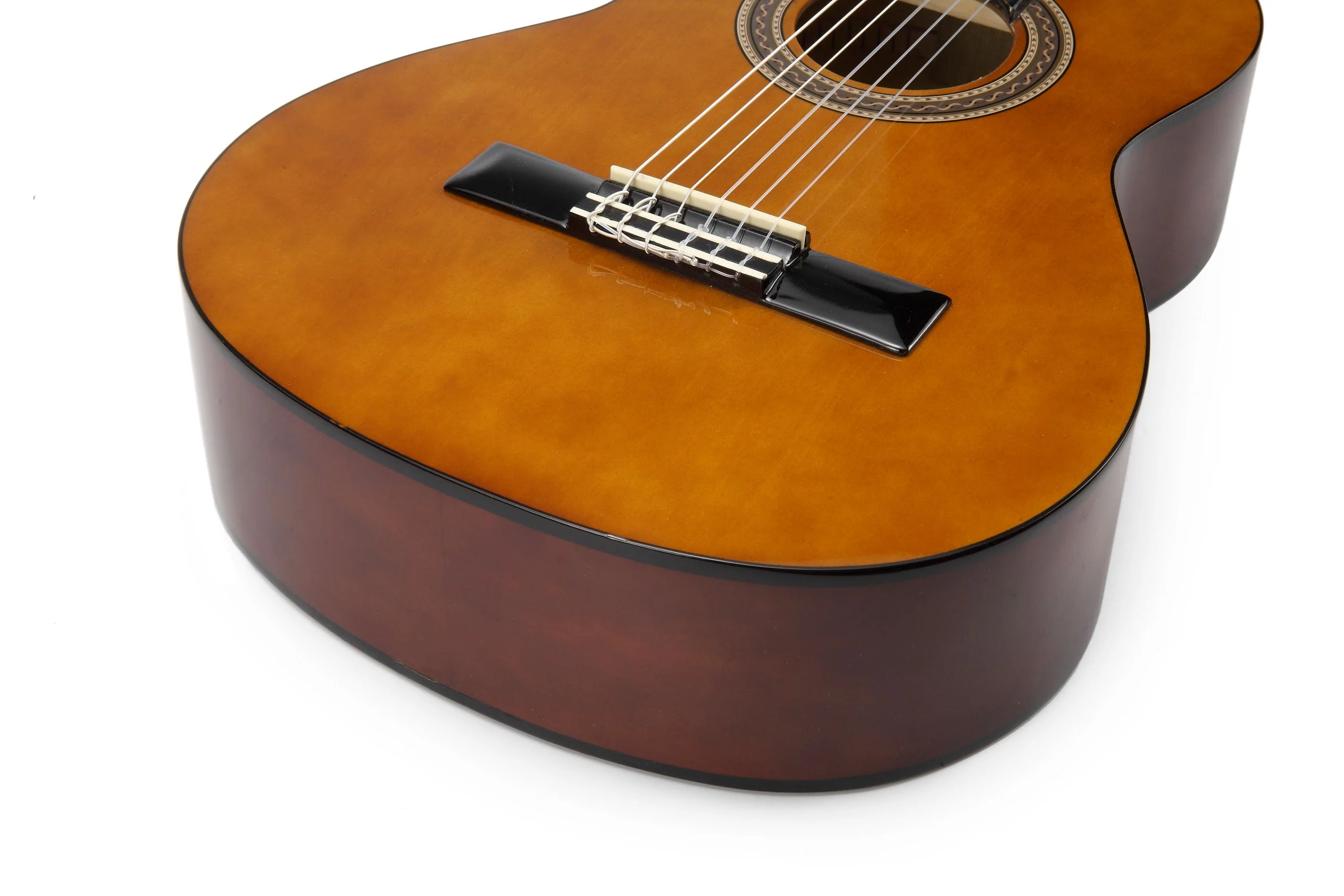 Valencia VC102 1/2 Size Classical Guitar - Natural - Image 6