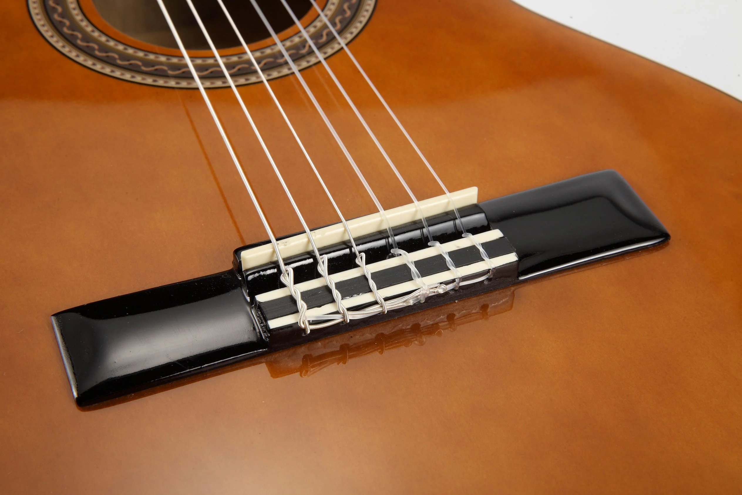 Valencia VC102 1/2 Size Classical Guitar - Natural - Image 7