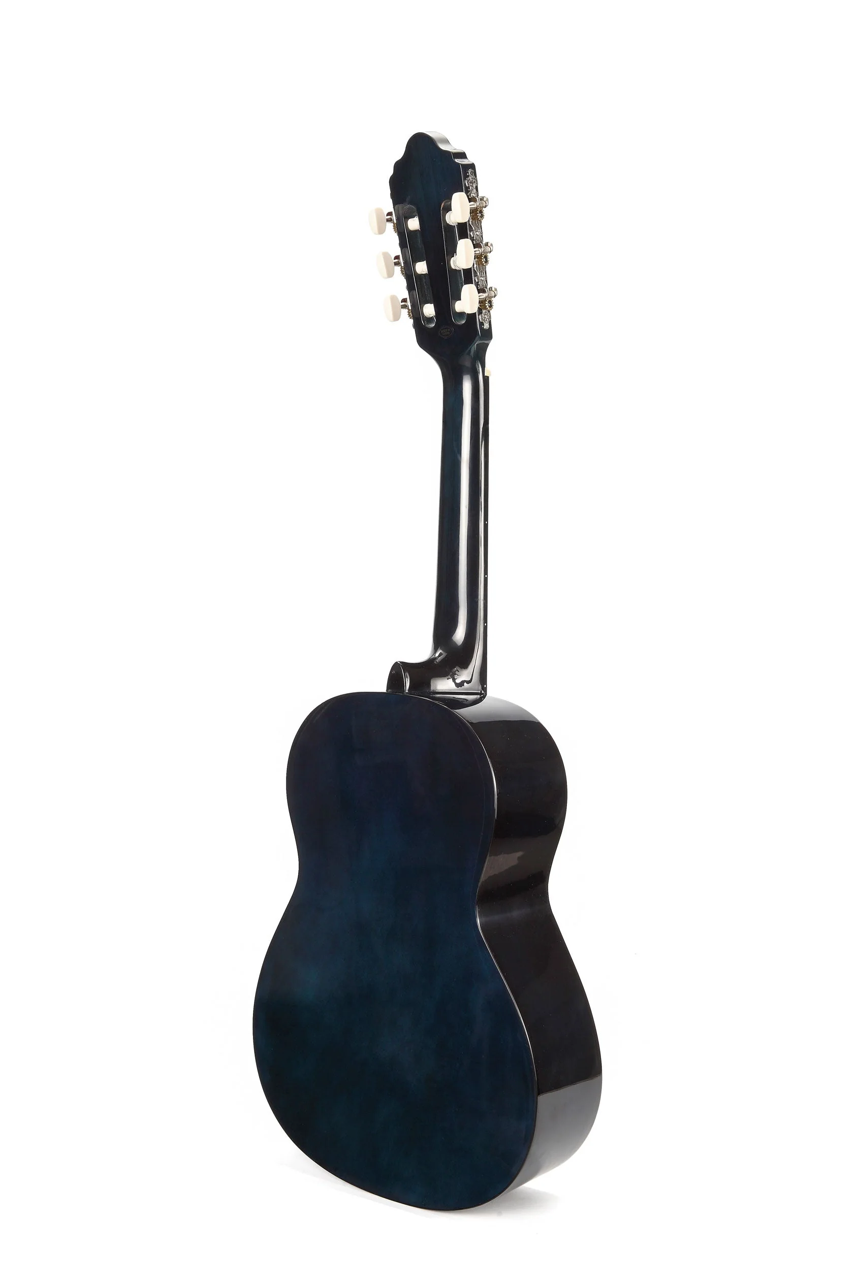 Valencia VC102BUS 1/2 Size Classical Guitar - Blue Sunburst - Image 8